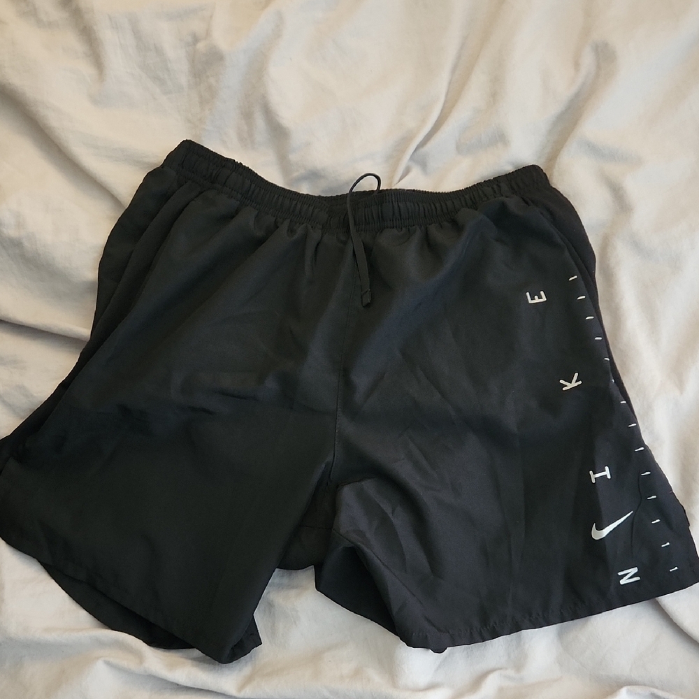 Nike Black Athletic Shorts Lightweight Mesh Design